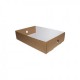 Kraft Medium Platter Tray X 25