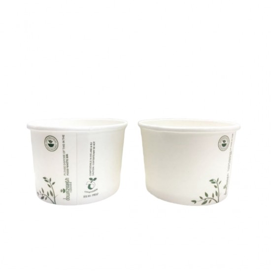 Compostable 12oz White Soup Container X 500