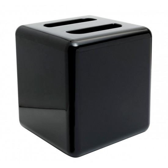 Insulated Square Ice Bucket Black 7pt