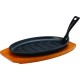 Sizzle Platter 10.75'' (27cm) - With Wooden Base X 1