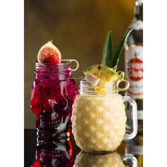 Pineapple-Shaped Glass Cocktail Jar