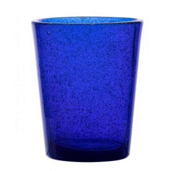 Partido Blue Glass With Bubble Effect