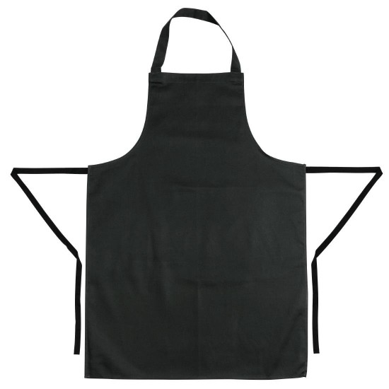 Chef Wearing Plain Black Apron