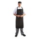 Chef Wearing Plain Black Apron