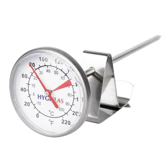 Hot Milk Dial Thermometer - 45mm