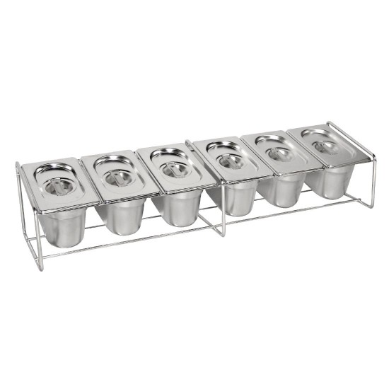 Vogue Wire Stand For Gastronorm Pans  150x680x160mm