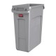 Rubbermaid Slim Jim Waste Bin Grey - 60ltr