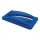 Rubbermaid Slim Jim Paper Top Blue