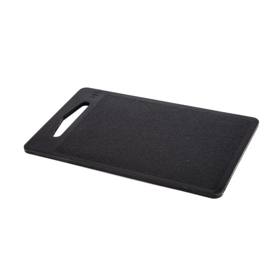 Rectangle Polypropylene Bar Cutting Board Black 6x10x0.25''