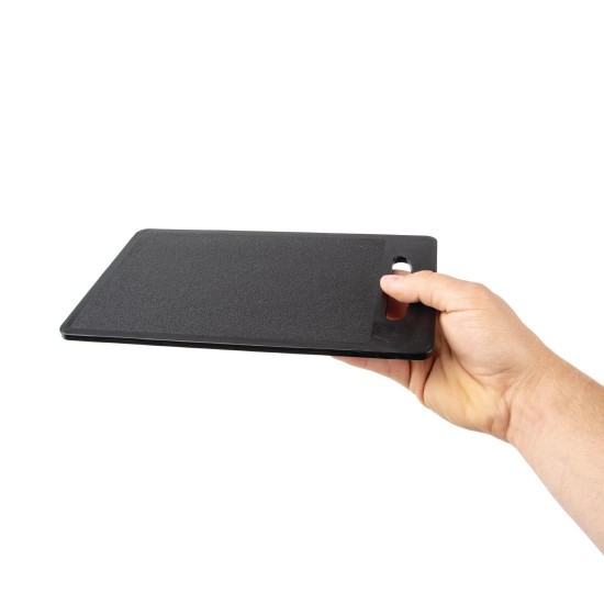 Rectangle Polypropylene Bar Cutting Board Black 6x10x0.25''