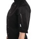 Woman Wearing Black Chefs Jacket