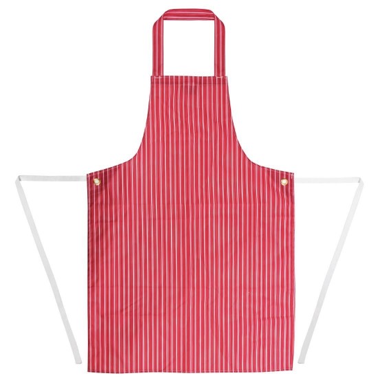 Light Blue & White Stripe Duty Waterproof Bib Apron