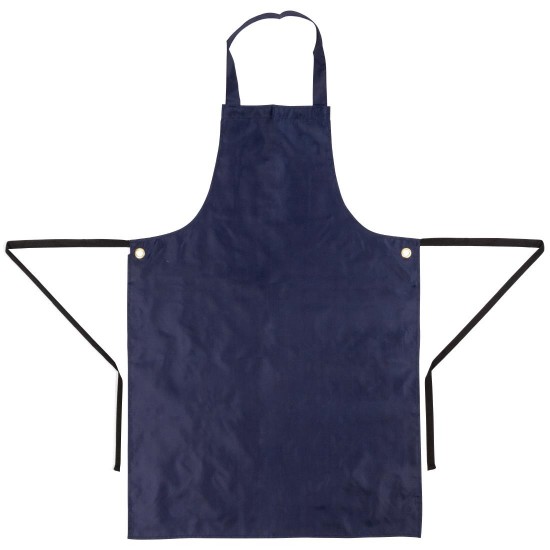 Light Blue & White Stripe Duty Waterproof Bib Apron