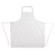 Light Blue & White Stripe Duty Waterproof Bib Apron