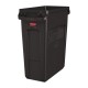 Rubbermaid Slim Jim Container With Venting Channels Brown - 60ltr