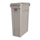 Rubbermaid Slim Jim Container With Venting Channels Beige - 87ltr