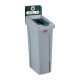 Rubbermaid Slim Jim Recycling Station Single Stream - Mixed Recycling (green)