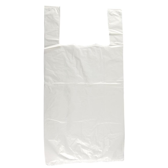 Large White Carrier Bag (box 1000)