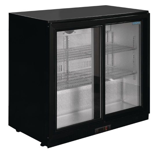 Polar G-series Back Bar Cooler With Sliding Doors 208ltr