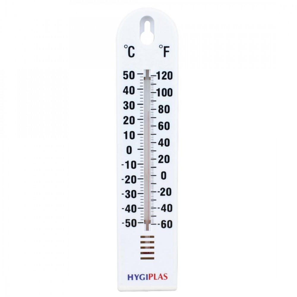 Fridge & Freezer Thermometers : Hygiplas Wall Thermometer ...